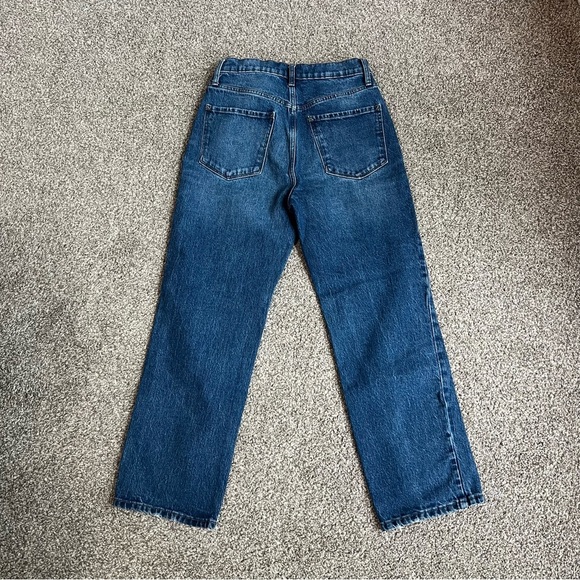 a.n.a High Rise Vintage Straight Leg Jeans Medium Wash, Size 4 - Picture 7 of 9